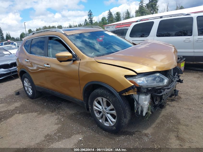 2015 Nissan Rogue Sv VIN: 5N1AT2MV4FC776308 Lot: 39628414