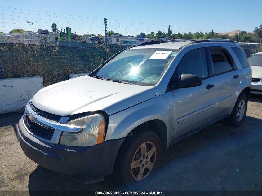 2005 Chevrolet Equinox Ls VIN: 2CNDL23F156195993 Lot: 39628415