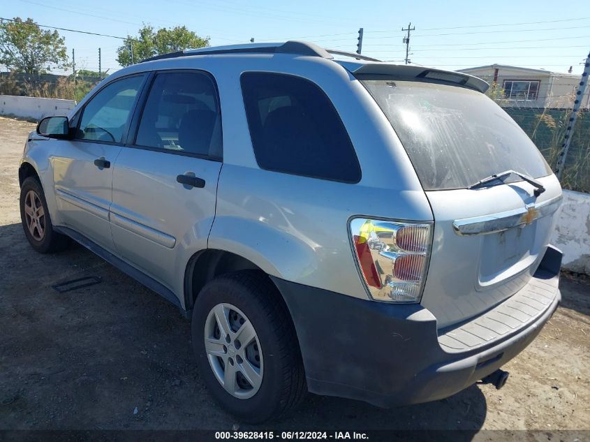 2005 Chevrolet Equinox Ls VIN: 2CNDL23F156195993 Lot: 39628415