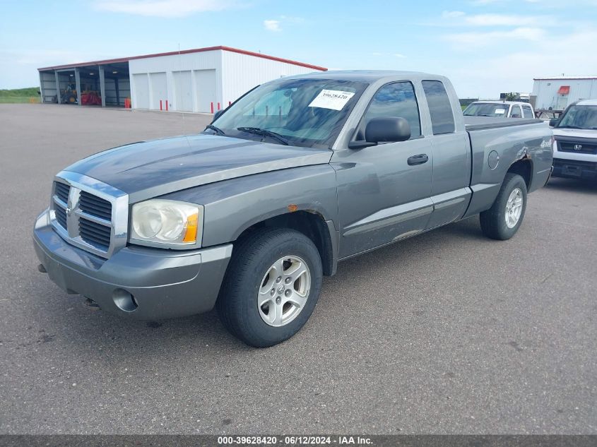 2005 Dodge Dakota Slt VIN: 1D7HW42N45S163849 Lot: 39628420