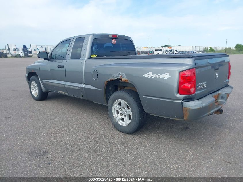 2005 Dodge Dakota Slt VIN: 1D7HW42N45S163849 Lot: 39628420