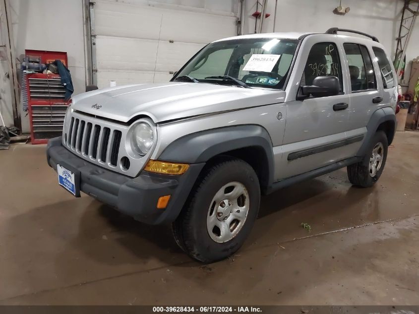 2007 Jeep Liberty Sport VIN: 1J8GL48K67W658064 Lot: 39628434