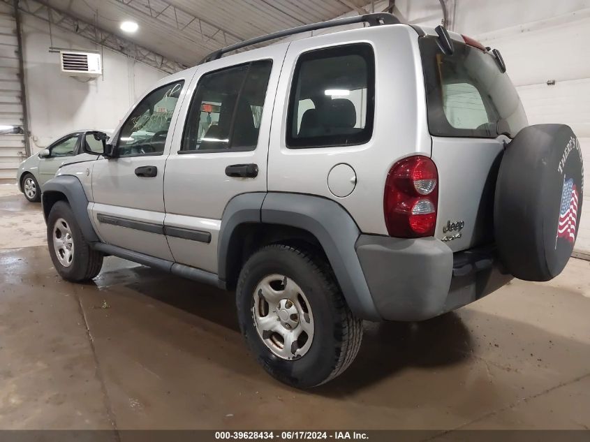 2007 Jeep Liberty Sport VIN: 1J8GL48K67W658064 Lot: 39628434