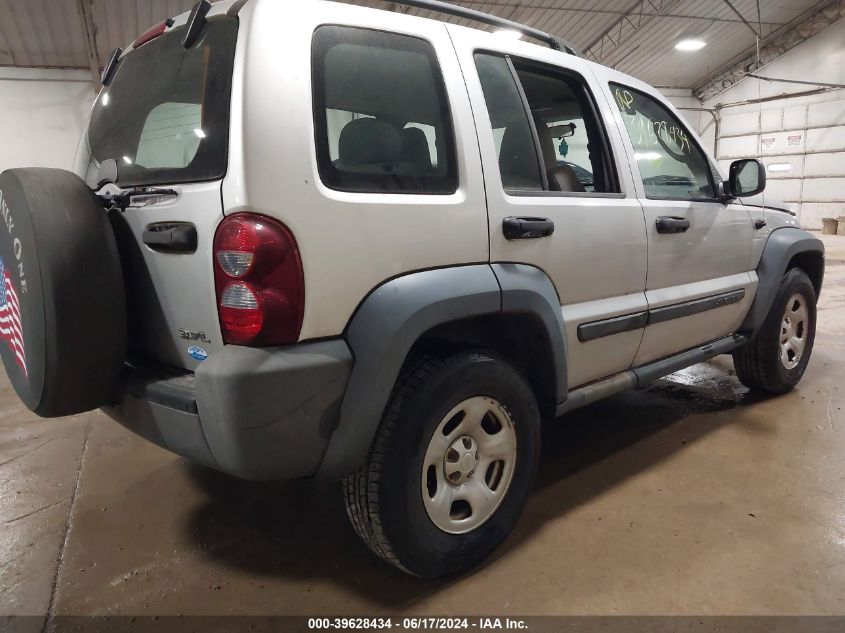 2007 Jeep Liberty Sport VIN: 1J8GL48K67W658064 Lot: 39628434