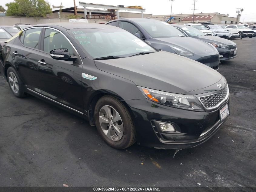 2016 Kia Optima Hybrid VIN: KNAGM4ADXG5096550 Lot: 39628436