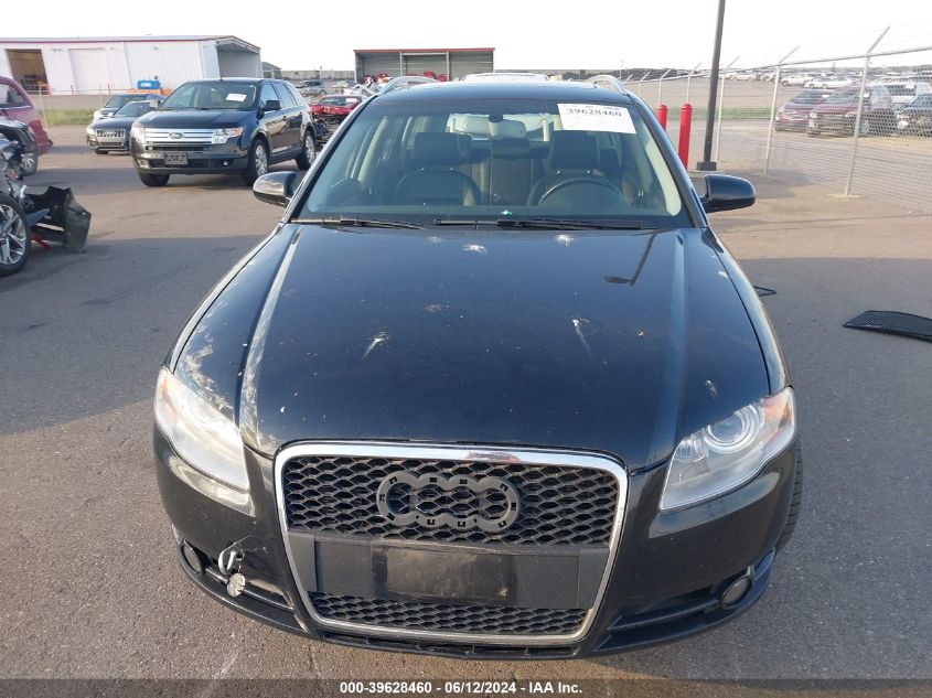 2007 Audi A4 2.0T Avant VIN: WAUKF78E07A191131 Lot: 39628460