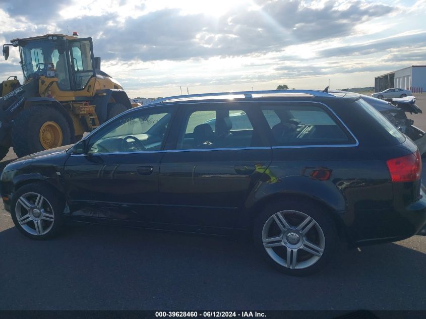 2007 Audi A4 2.0T Avant VIN: WAUKF78E07A191131 Lot: 39628460