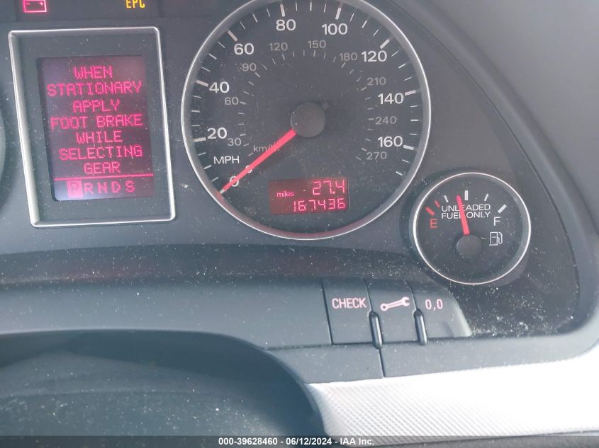 2007 Audi A4 2.0T Avant VIN: WAUKF78E07A191131 Lot: 39628460