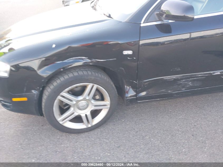 2007 Audi A4 2.0T Avant VIN: WAUKF78E07A191131 Lot: 39628460