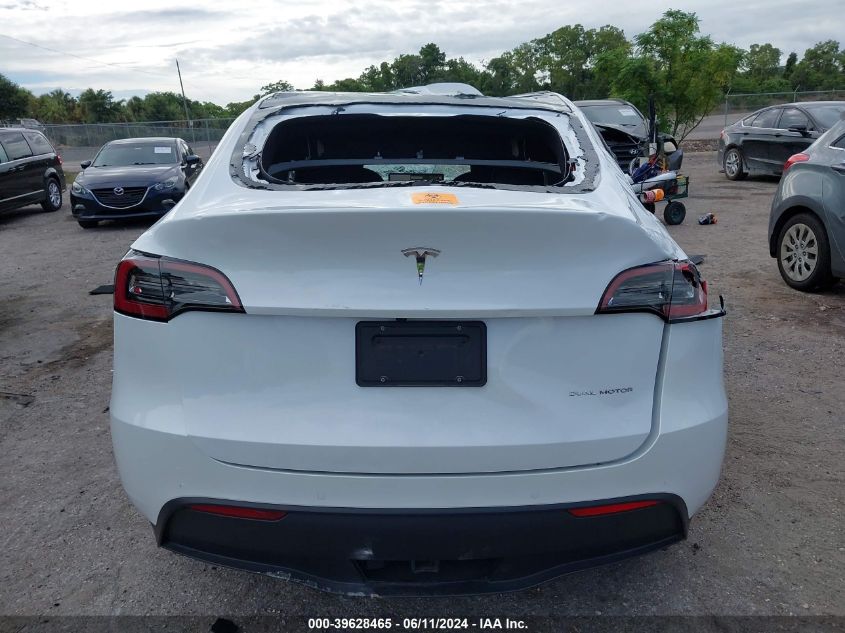 2021 Tesla Model Y Long Range Dual Motor All-Wheel Drive VIN: 5YJYGDEE9MF255067 Lot: 39628465