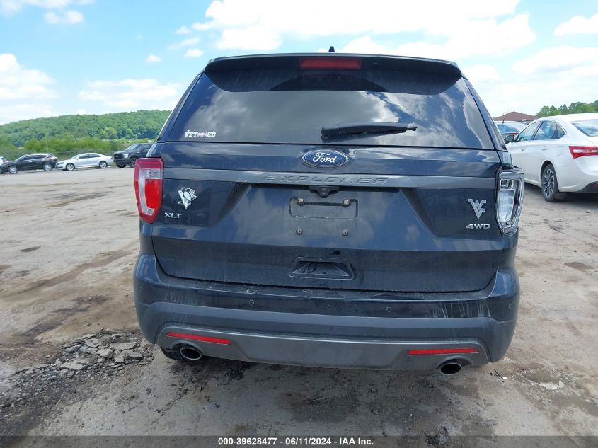 2017 Ford Explorer Xlt VIN: 1FM5K8D83HGE20980 Lot: 39628477