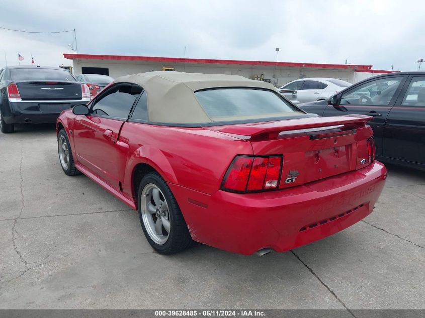 2001 Ford Mustang Gt VIN: 1FAFP45X21F212017 Lot: 39628485