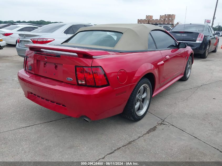 2001 Ford Mustang Gt VIN: 1FAFP45X21F212017 Lot: 39628485