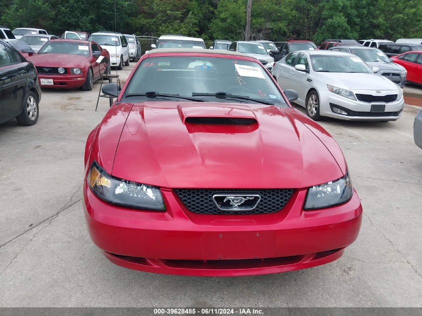 2001 Ford Mustang Gt VIN: 1FAFP45X21F212017 Lot: 39628485