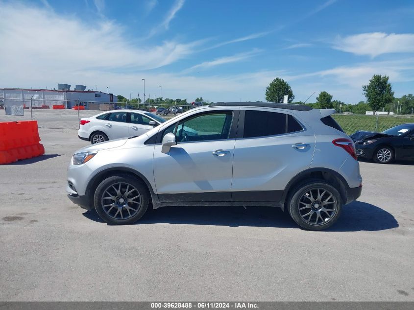 2019 Buick Encore Fwd Sport Touring VIN: KL4CJ1SM6KB715351 Lot: 39628488