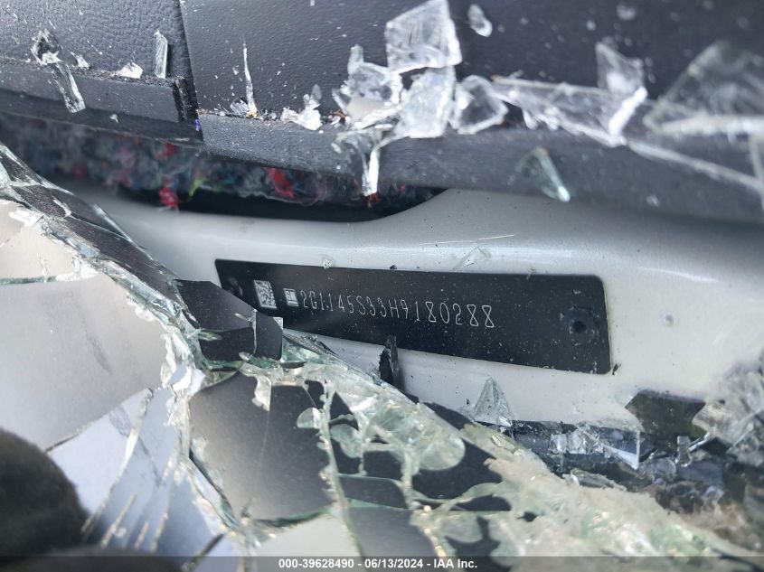 2017 Chevrolet Impala 2Lz VIN: 2G1145S33H9180288 Lot: 39628490