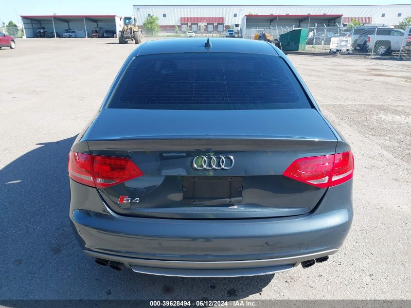 2011 Audi S4 3.0 Premium Plus VIN: WAUBGAFL3BA061400 Lot: 39628494