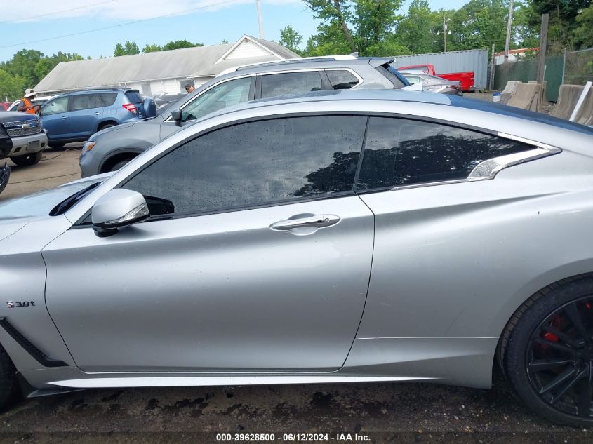 2017 Infiniti Q60 3.0T Red Sport 400 VIN: JN1FV7EL0HM702219 Lot: 39628500