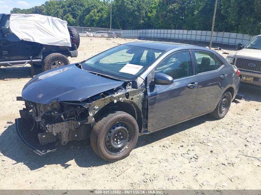VIN 2T1BURHE9KC202667 2019 TOYOTA COROLLA LE