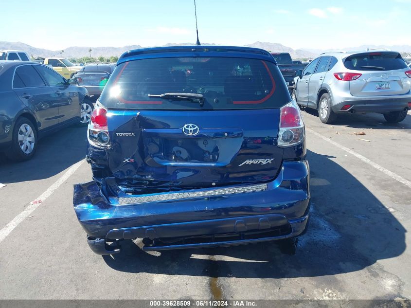 2006 Toyota Matrix Xr VIN: 2T1KR30E76C585802 Lot: 39628509