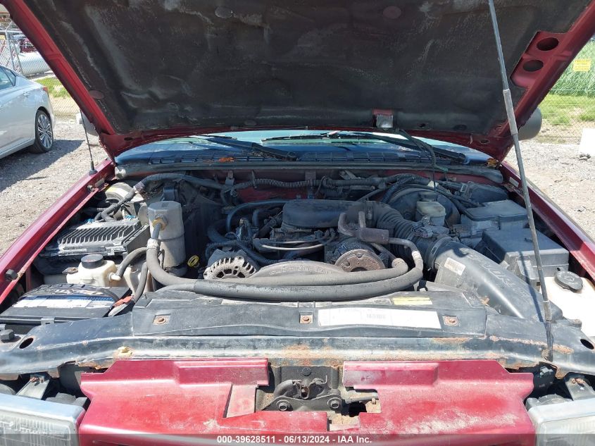 2000 Chevrolet Blazer Lt VIN: 1GNDT13W0Y2360553 Lot: 39628511