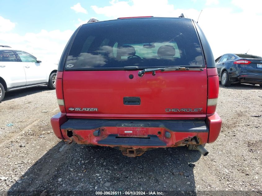 2000 Chevrolet Blazer Lt VIN: 1GNDT13W0Y2360553 Lot: 39628511