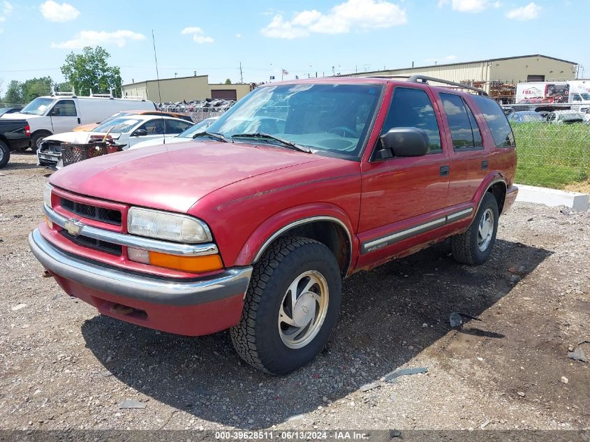 2000 Chevrolet Blazer Lt VIN: 1GNDT13W0Y2360553 Lot: 39628511