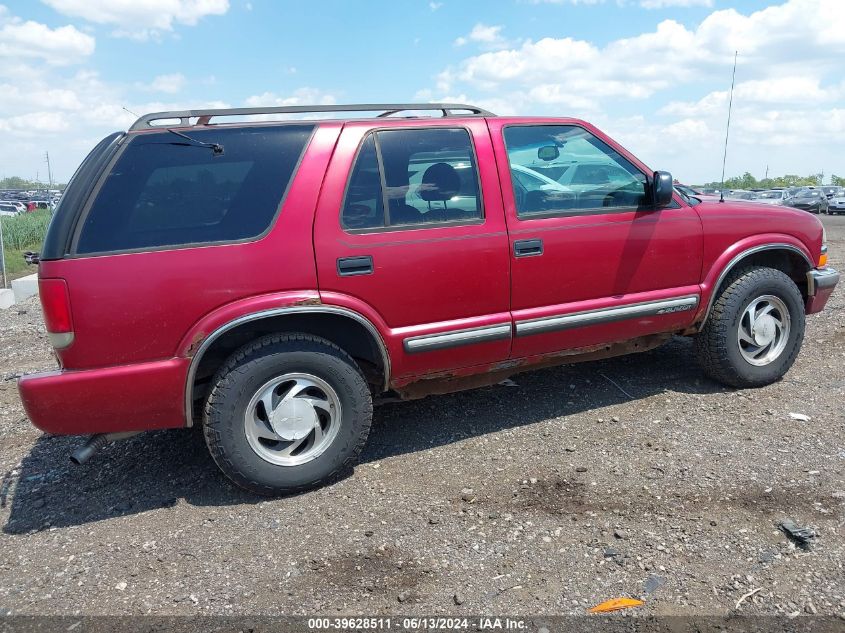 2000 Chevrolet Blazer Lt VIN: 1GNDT13W0Y2360553 Lot: 39628511