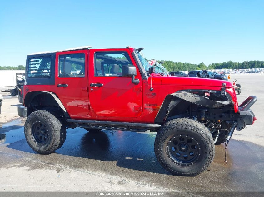 2017 Jeep Wrangler Unlimited Sport 4X4 VIN: 1C4BJWDGXHL518952 Lot: 39628528