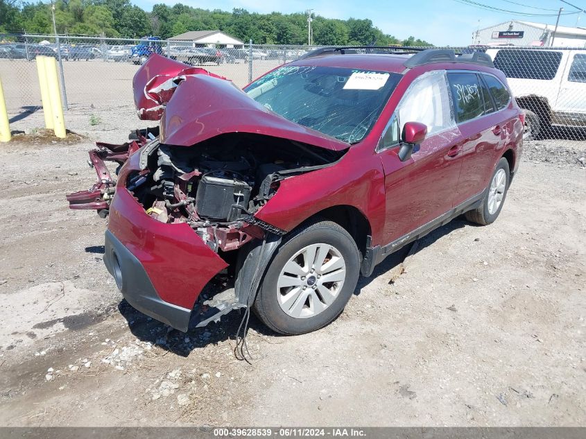 2016 Subaru Outback 2.5I Premium VIN: 4S4BSBFC2G3341968 Lot: 39628539