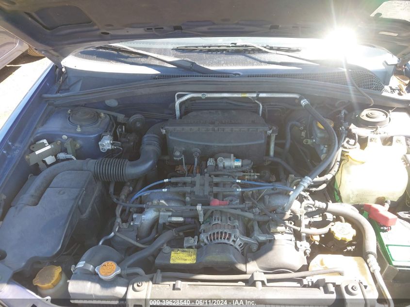 2003 Subaru Forester X VIN: JF1SG63613H755919 Lot: 39628540