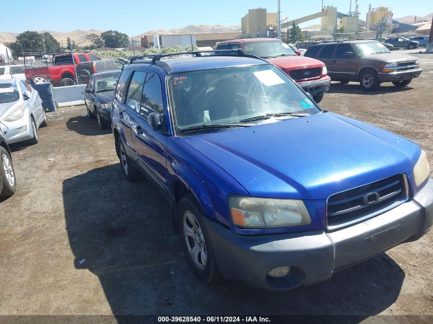 2003 Subaru Forester X VIN: JF1SG63613H755919 Lot: 39628540