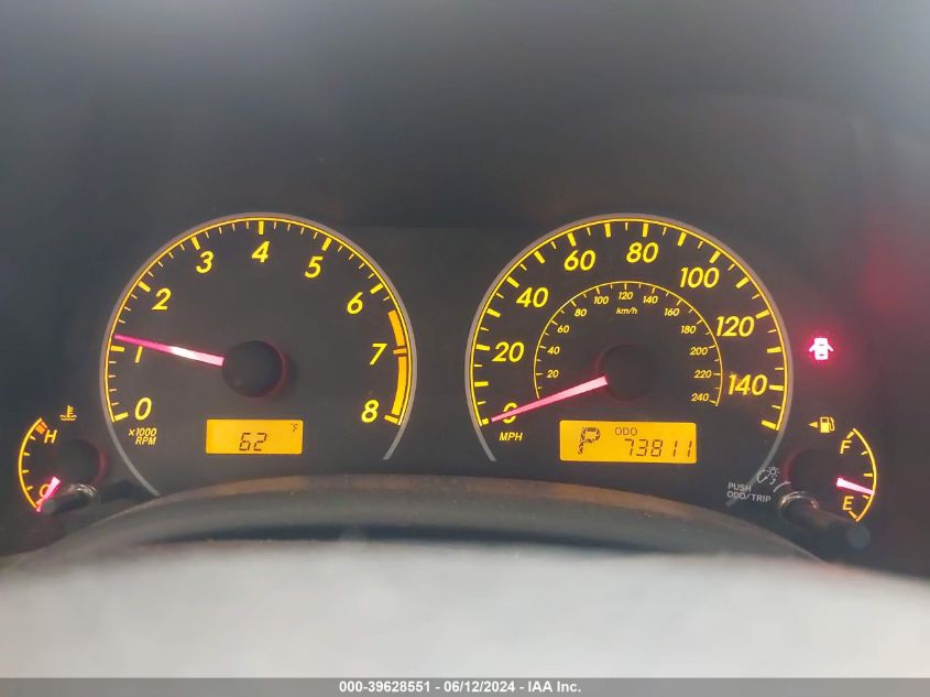 2011 Toyota Corolla Le VIN: 2T1BU4EE8BC609564 Lot: 39628551