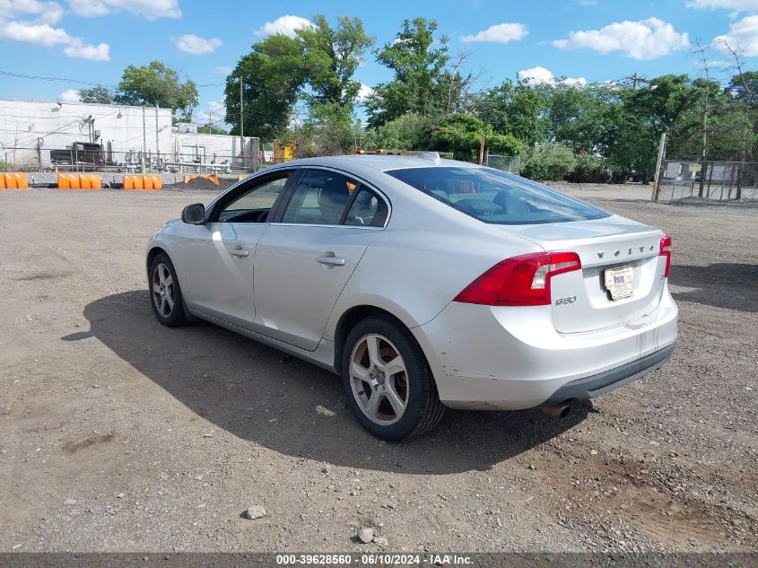 2012 Volvo S60 T5 VIN: YV1622FS2C2119969 Lot: 39628560