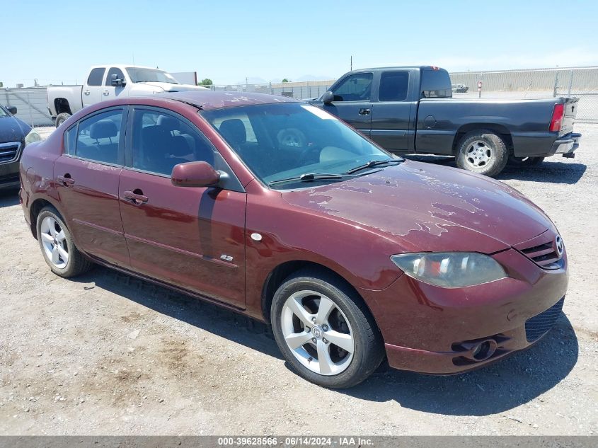 2006 Mazda Mazda3 S VIN: JM1BK123861518019 Lot: 39628566