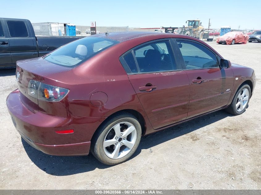 2006 Mazda Mazda3 S VIN: JM1BK123861518019 Lot: 39628566