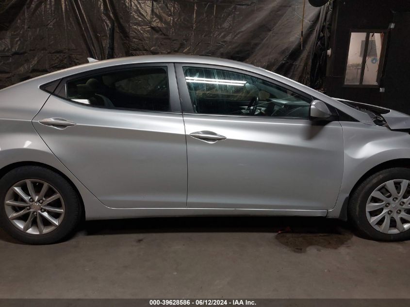 2013 Hyundai Elantra Gls VIN: 5NPDH4AEXDH171892 Lot: 39628586