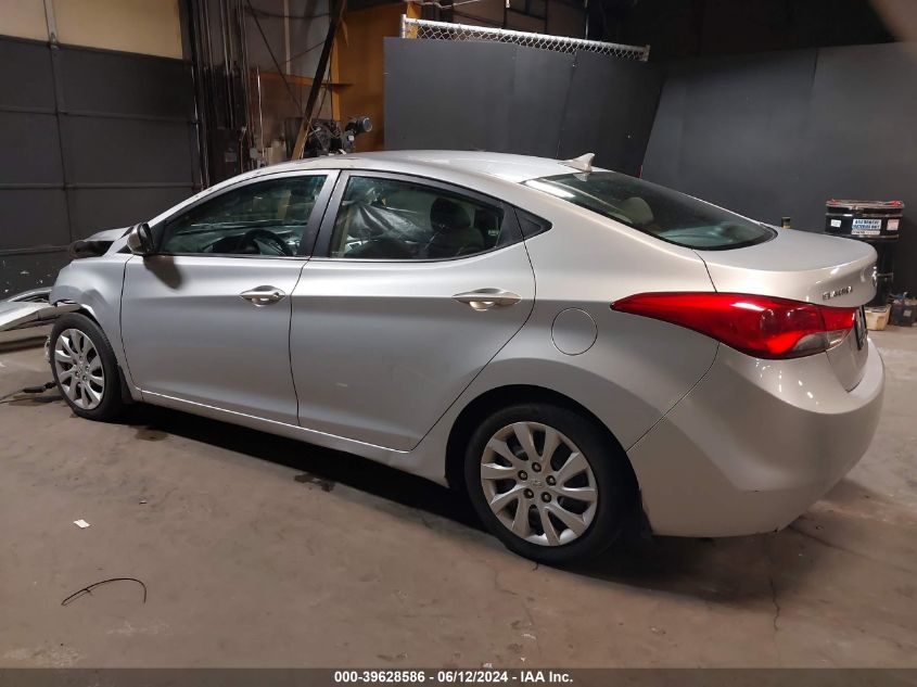 2013 Hyundai Elantra Gls VIN: 5NPDH4AEXDH171892 Lot: 39628586