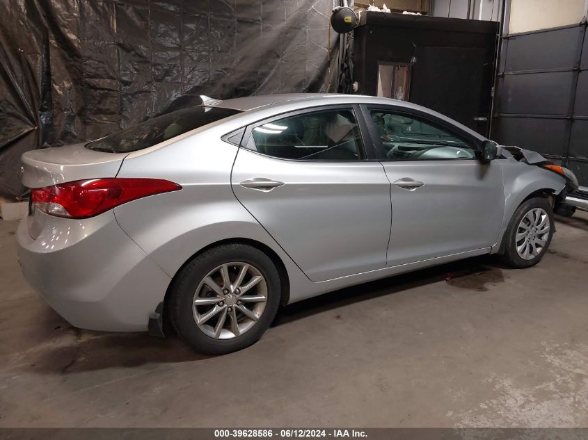 2013 Hyundai Elantra Gls VIN: 5NPDH4AEXDH171892 Lot: 39628586