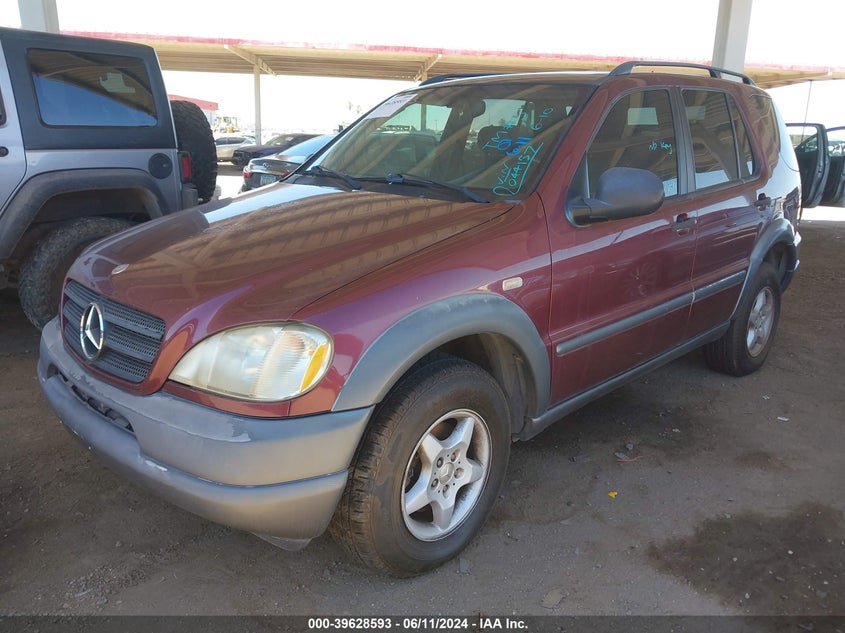 1998 Mercedes-Benz Ml 320 Classic VIN: 4JGAB54E9WA044157 Lot: 39628593