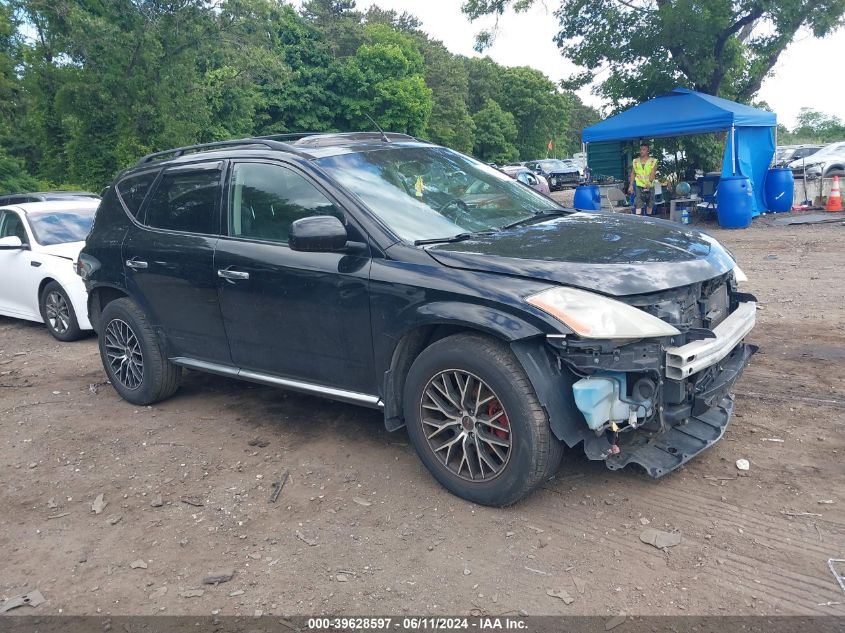 2007 Nissan Murano Sl VIN: JN8AZ08W77W612081 Lot: 39628597