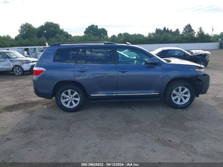 2012 Toyota Highlander Se V6 VIN: 5TDBK3EH0CS114813 Lot: 39628632