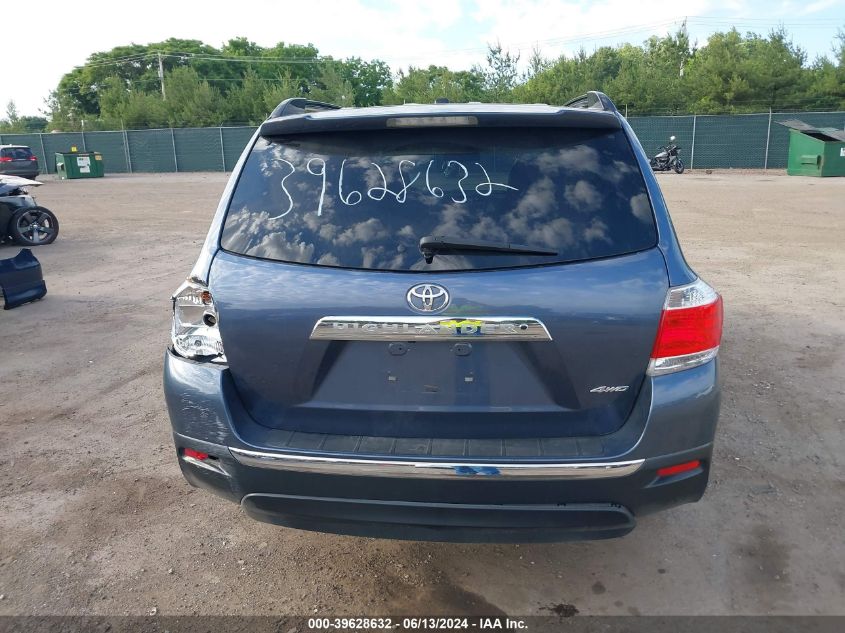 2012 Toyota Highlander Se V6 VIN: 5TDBK3EH0CS114813 Lot: 39628632