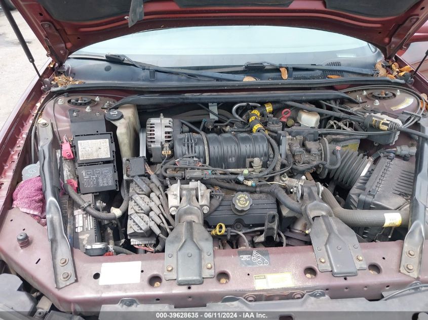 2000 Chevrolet Impala Ls VIN: 2G1WH55K7Y9345210 Lot: 39628635