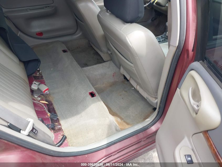 2000 Chevrolet Impala Ls VIN: 2G1WH55K7Y9345210 Lot: 39628635