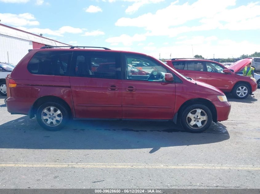 2002 Honda Odyssey Ex VIN: 2HKRL18612H532621 Lot: 39628650