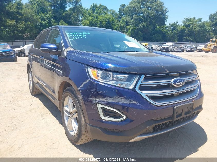 2016 Ford Edge Sel VIN: 2FMPK3J89GBB73907 Lot: 39628672