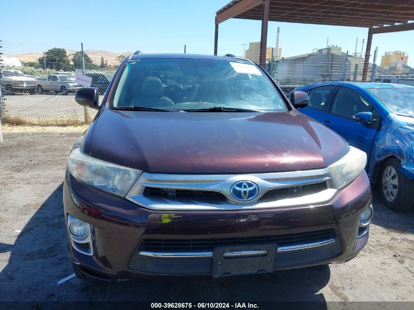 2011 Toyota Highlander Hybrid Limited V6 VIN: JTEDC3EH3B2000442 Lot: 39628675