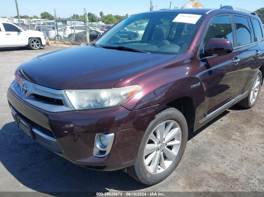 2011 Toyota Highlander Hybrid Limited V6 VIN: JTEDC3EH3B2000442 Lot: 39628675