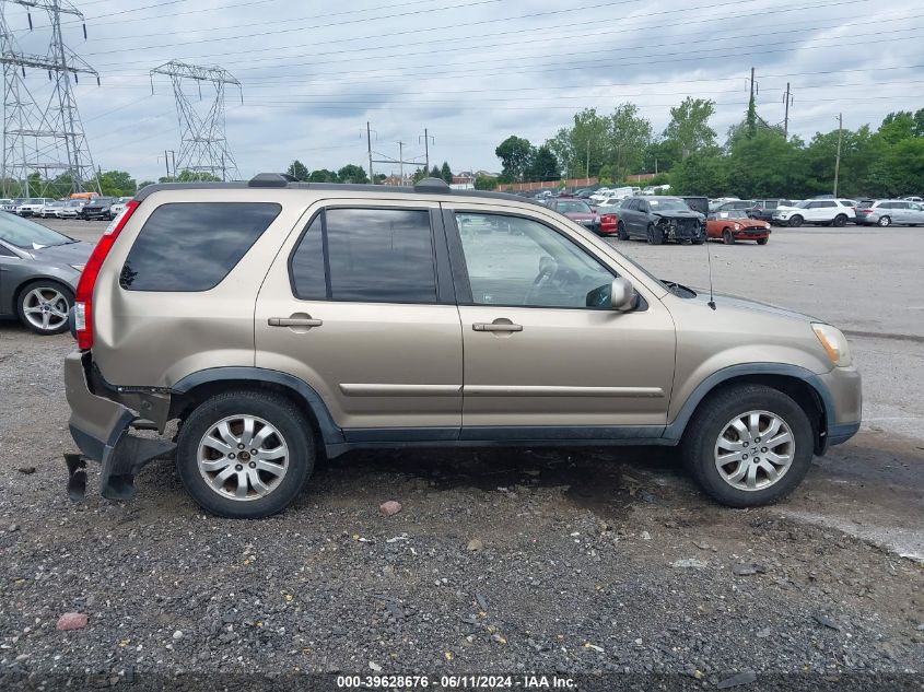 2006 Honda Cr-V Se VIN: JHLRD78976C024880 Lot: 39628676